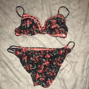 Floral bathing suit